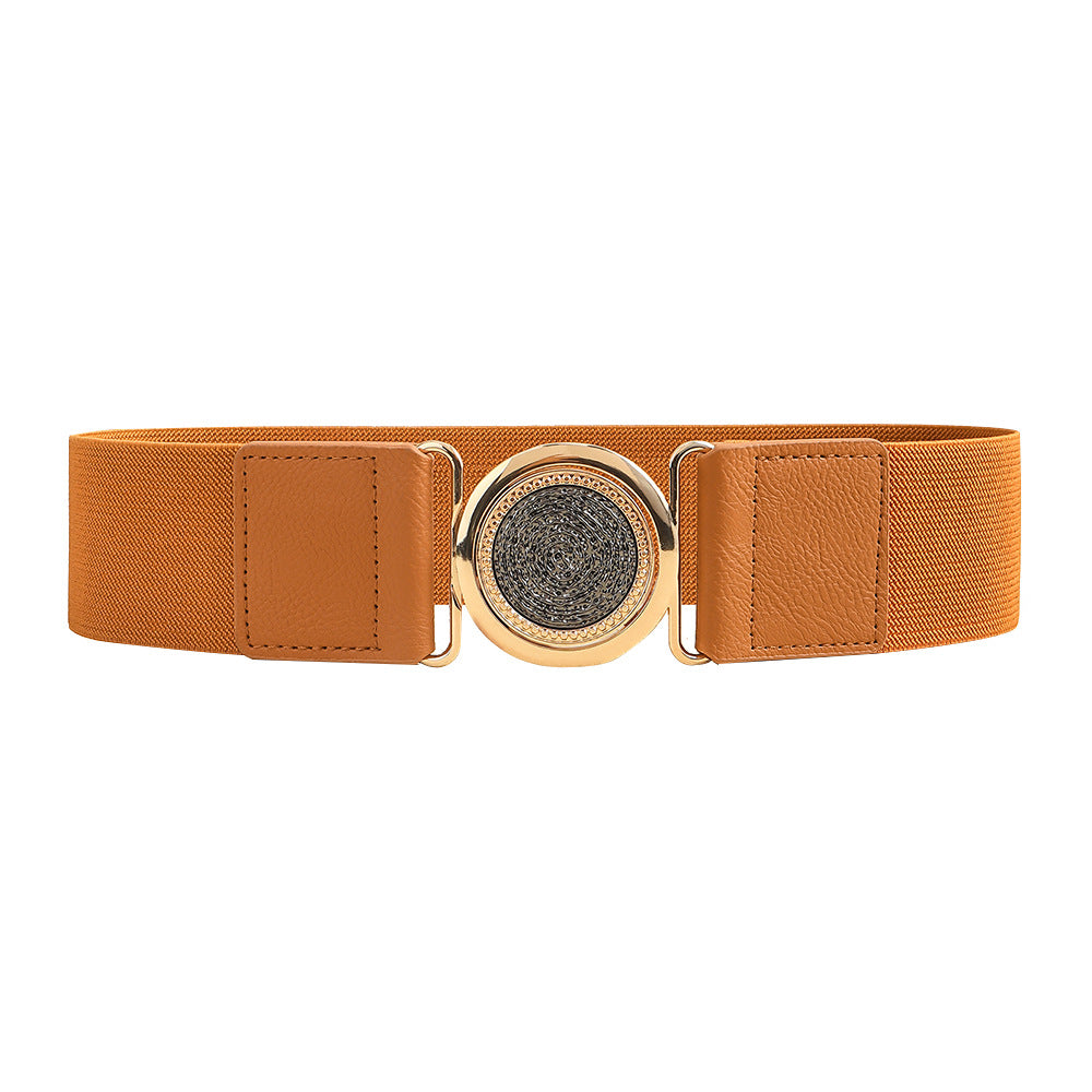 Women's Retro Elastic Belt – Easy-Matching Fashion Waist Belt