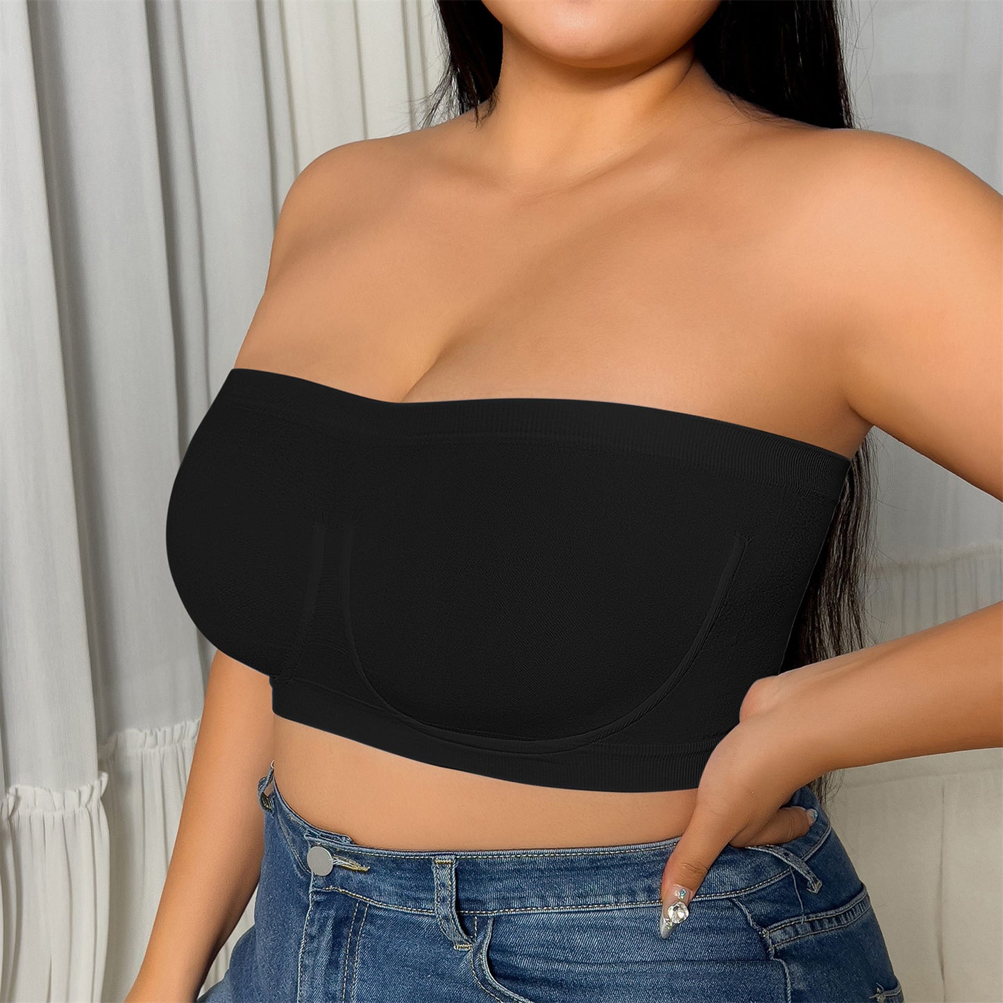 Strapless Non-slip Tube Top Bra