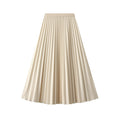 Elastic High-waisted Accordion-pleated Skirt