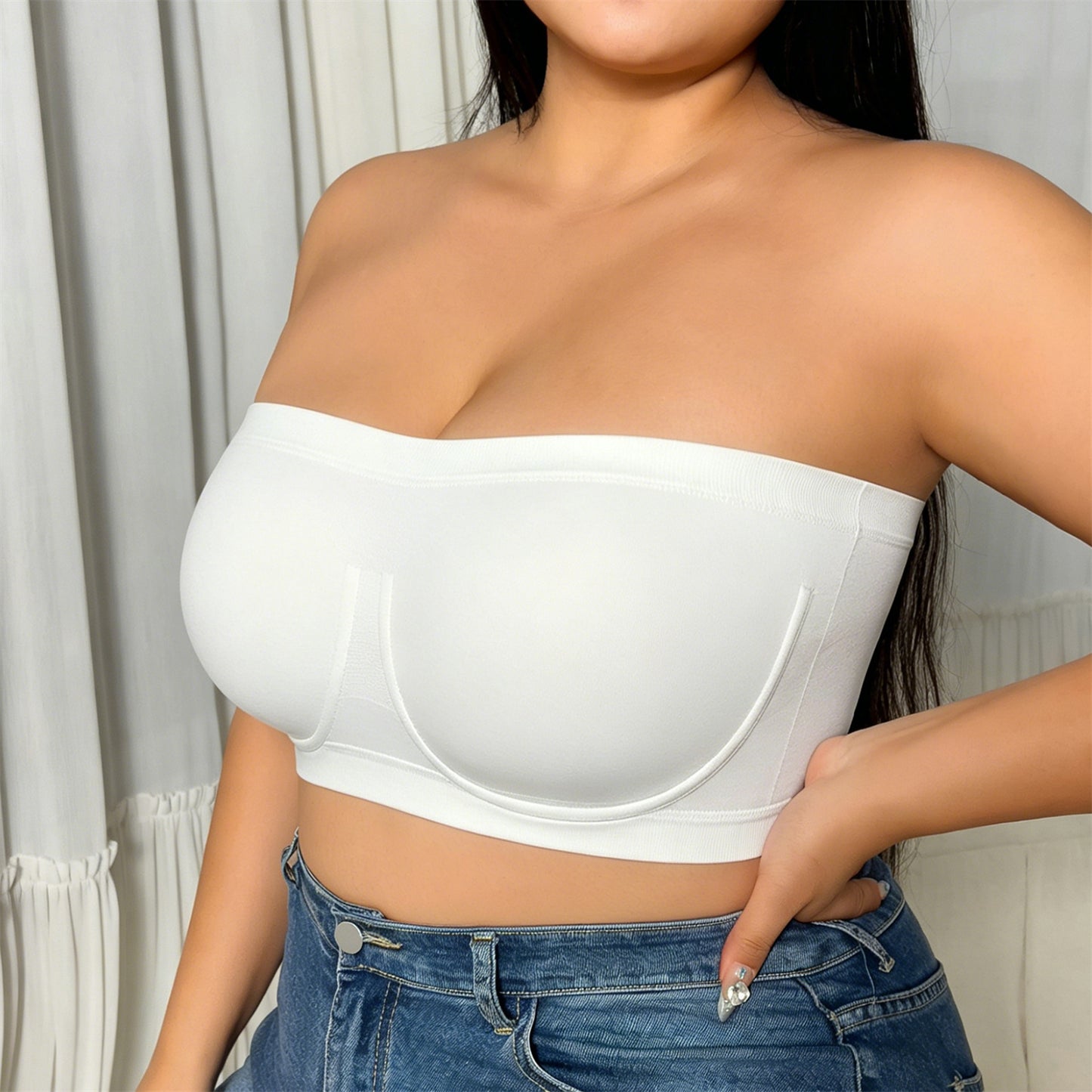 Strapless Non-slip Tube Top Bra