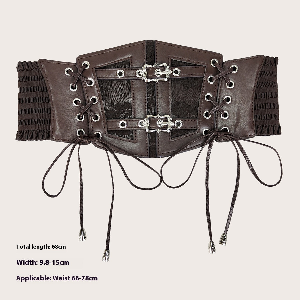 Vintage Lace Waist Belt for Women