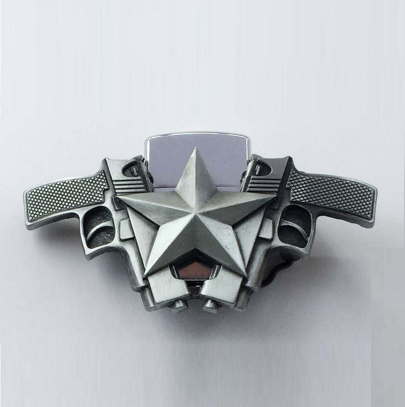 Pentagram Belt with fashion star buckle