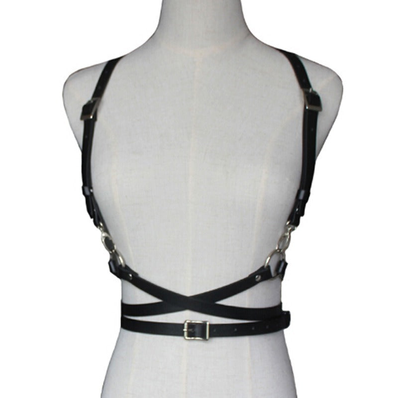 Casual Leather Waistband with personalized waist straps