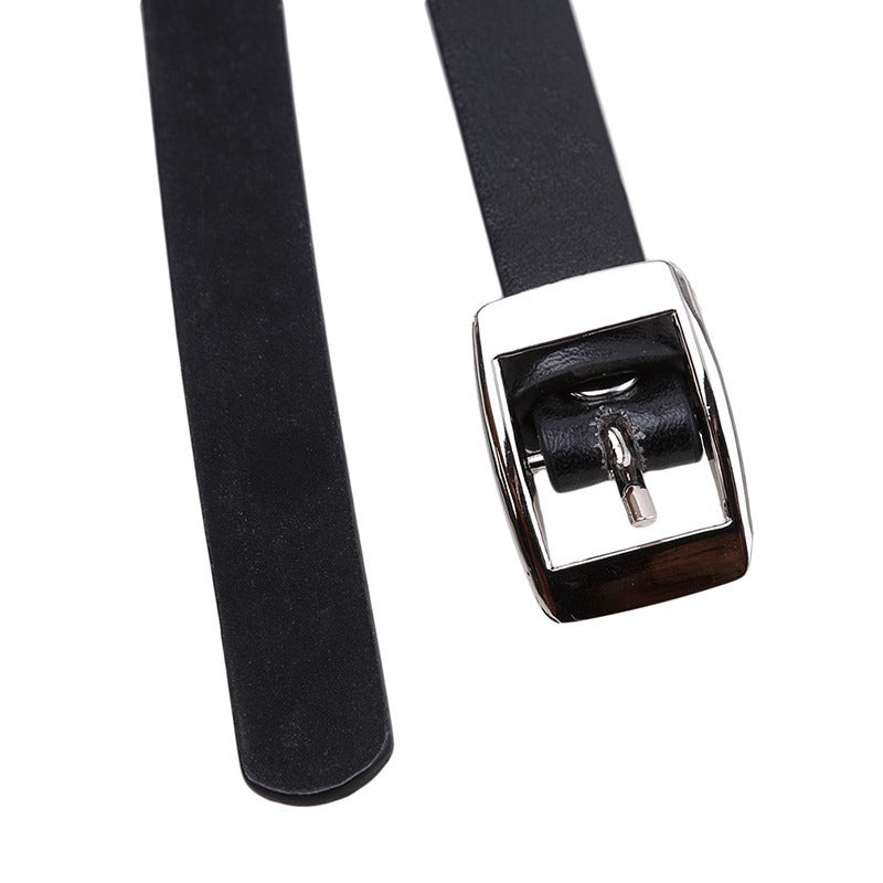 Casual Leather Waistband with personalized waist straps