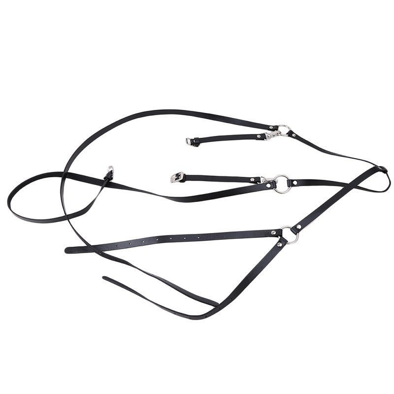 Casual Leather Waistband with personalized waist straps