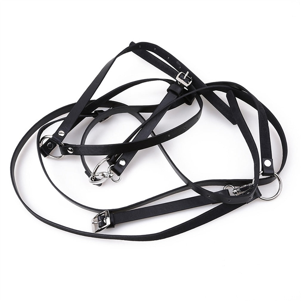 Casual Leather Waistband with personalized waist straps