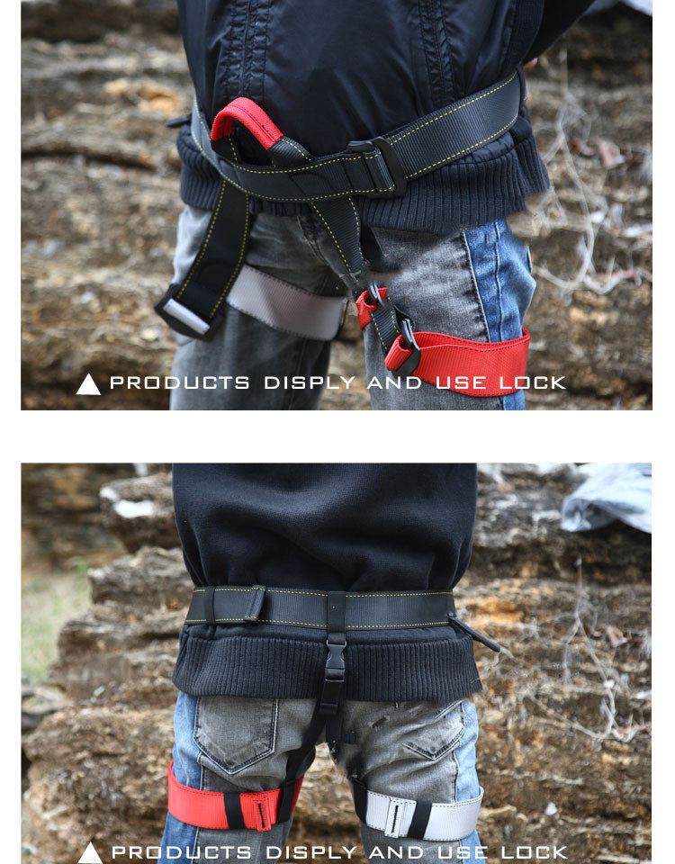 Aerial work safety belts for outdoor team protection