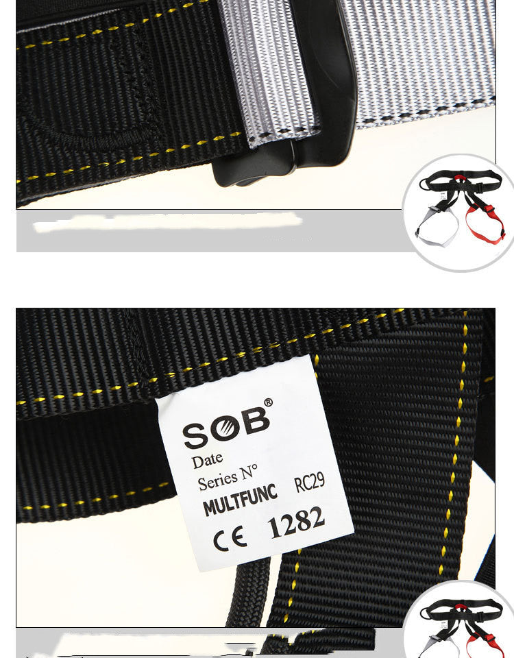 Aerial work safety belts for outdoor team protection