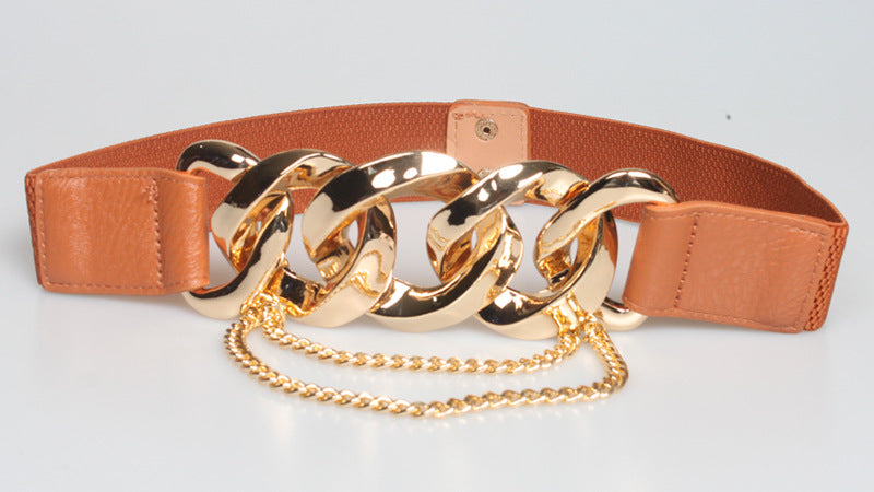 Metal Chain Waist Belt – Black Punk Design