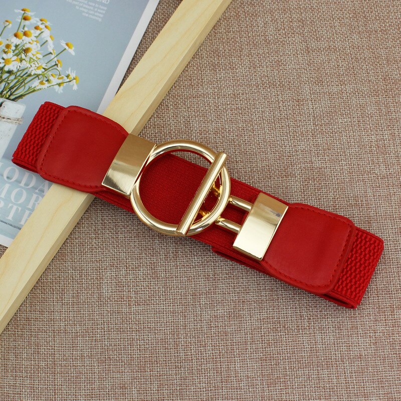 Women's Gold Button Belt For Dresses