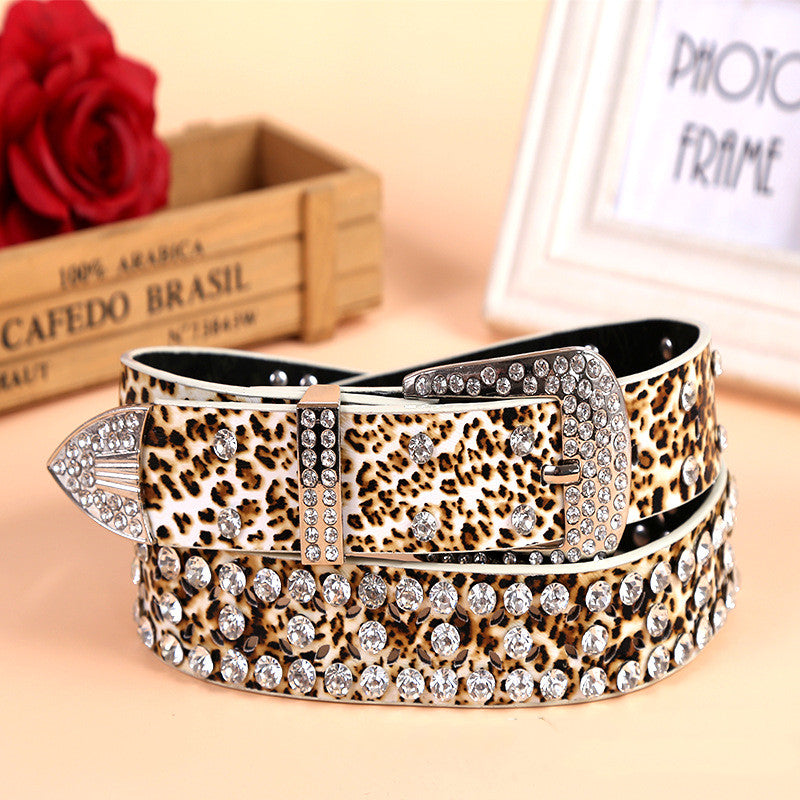 Ladies Fashion Belt with decorative buckle