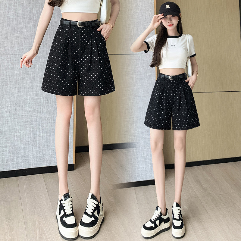Women's Workwear Pants High-Waist Wide-Leg Pants