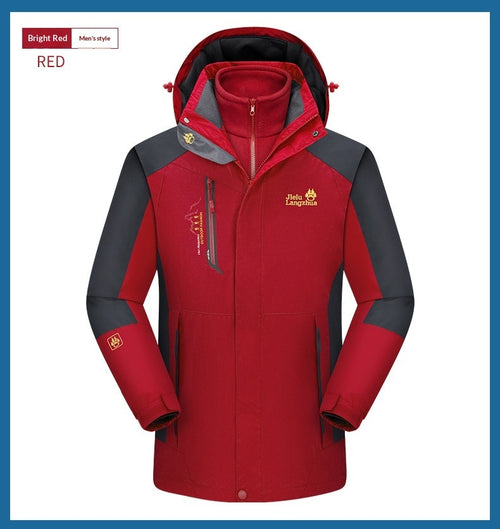 Autumn Winter Outdoor Fleece Lined Coats For Men And Women