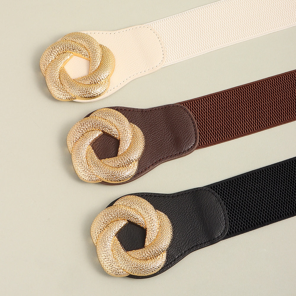 Women's Elastic Flower Belt fashion accessory