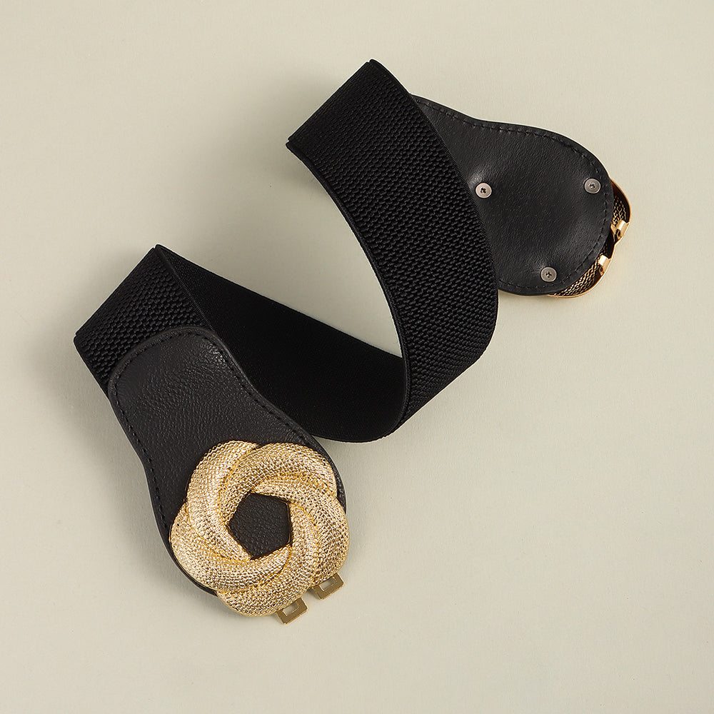 Women's Elastic Flower Belt fashion accessory