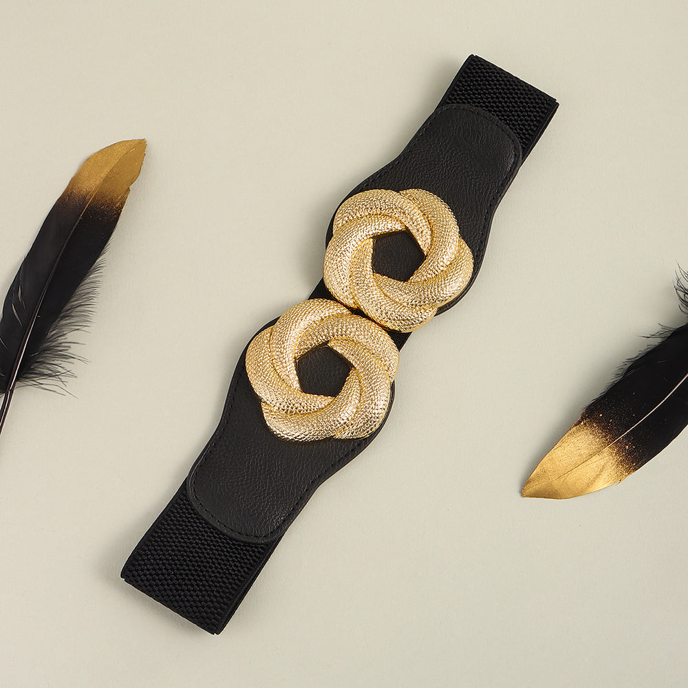 Women's Elastic Flower Belt fashion accessory