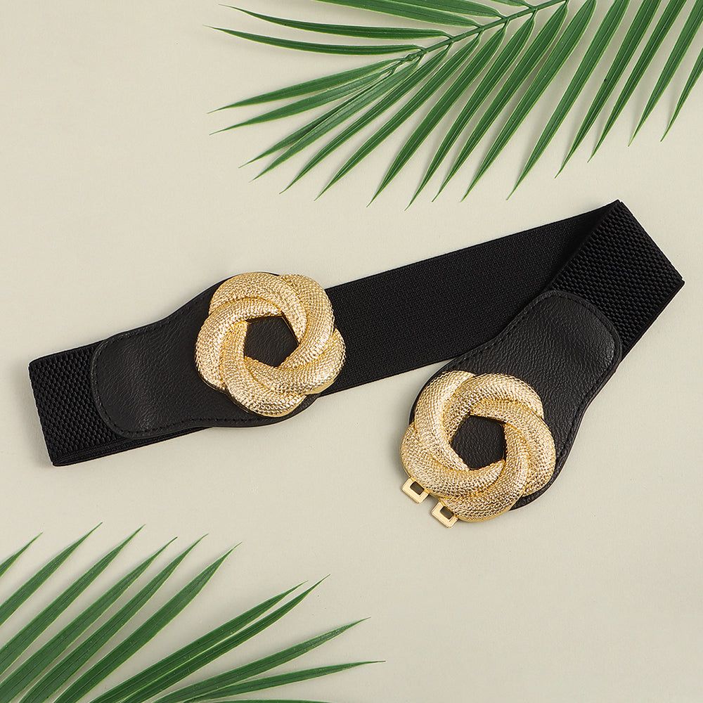 Women's Elastic Flower Belt fashion accessory