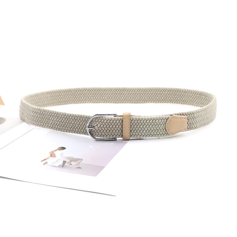 Braided Elastic Belt – New Casual Versatile Stretch Belt