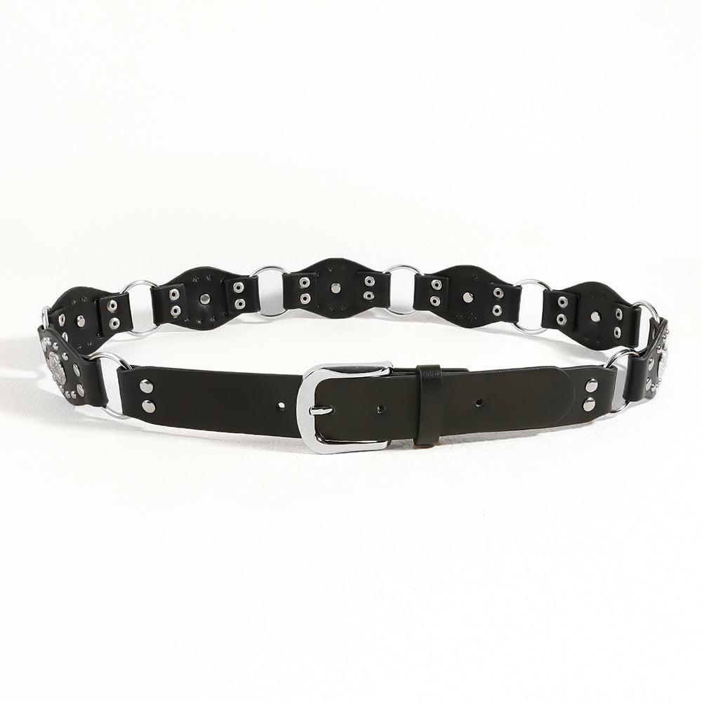 Vintage belts for men and women classic leather style