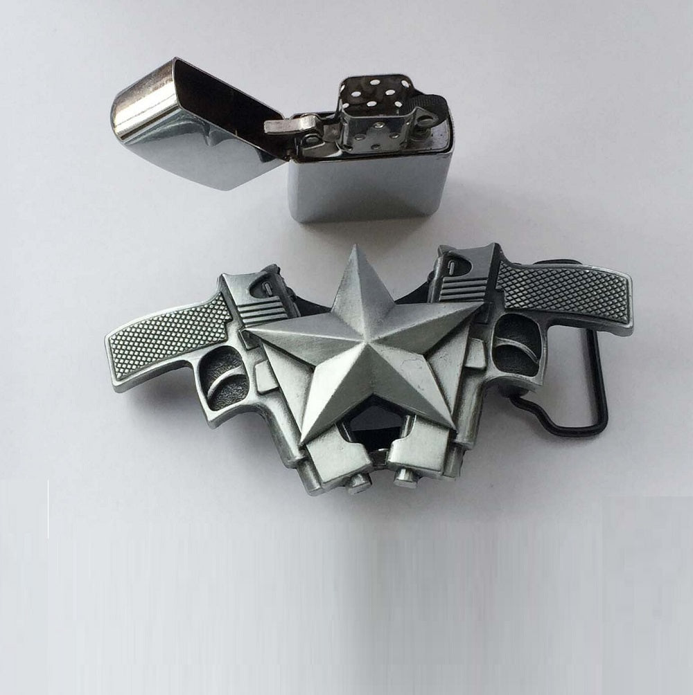 Pentagram Belt with fashion star buckle