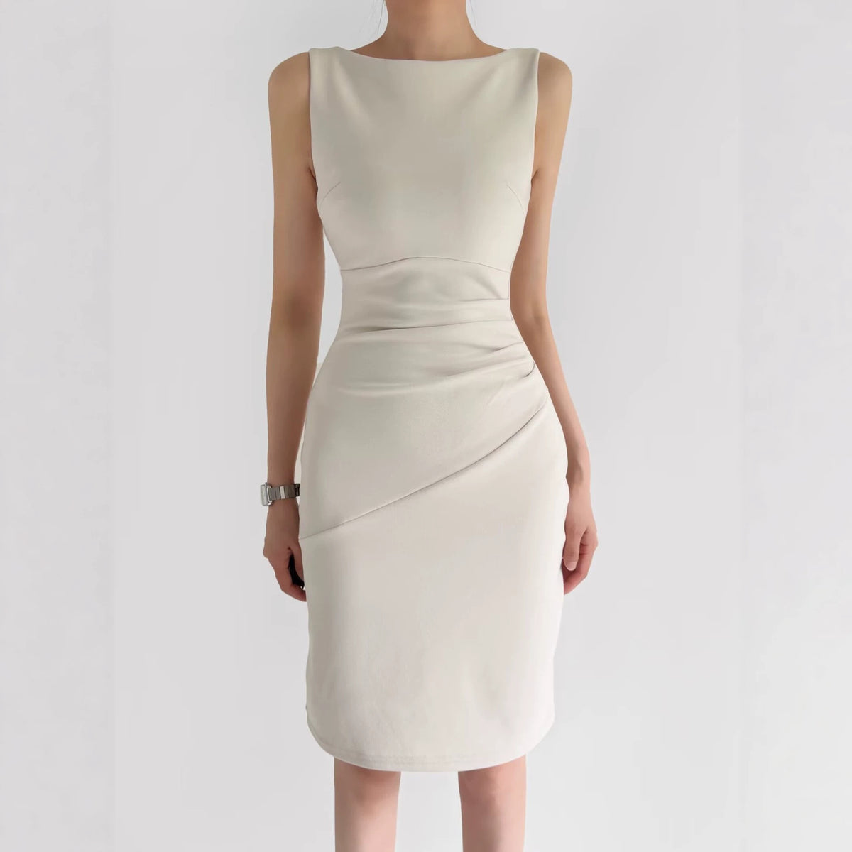 Fitted Waist Bodycon Dress For Women
