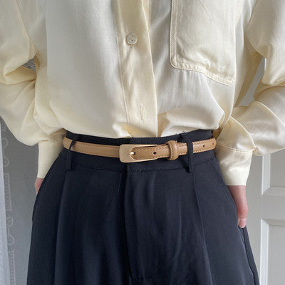 Women's Retro Thin Jeans Belt