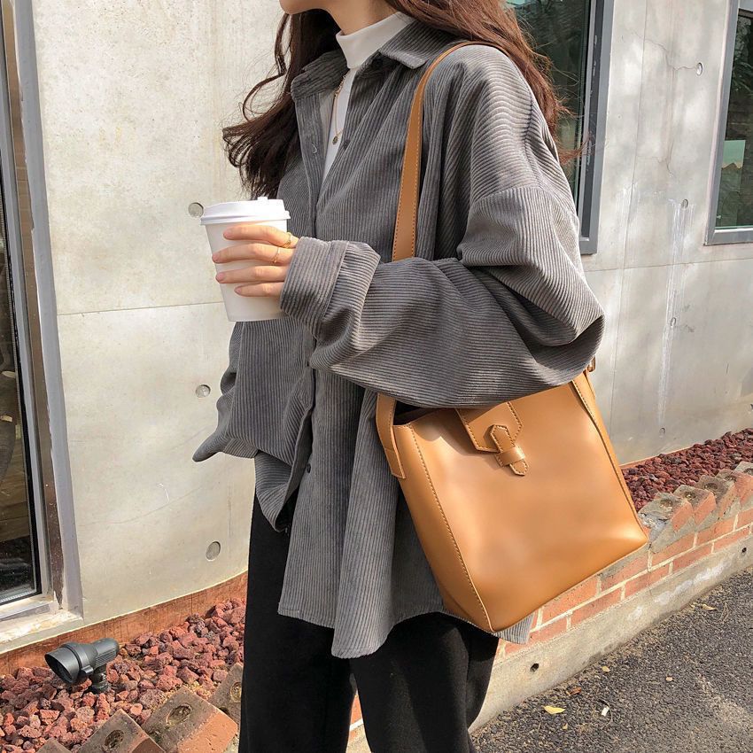 Korean-style Mid-length Batwing-sleeve Versatile Coat