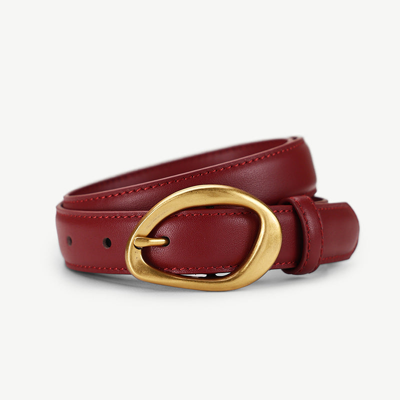 Women's Cowhide Leather Belt