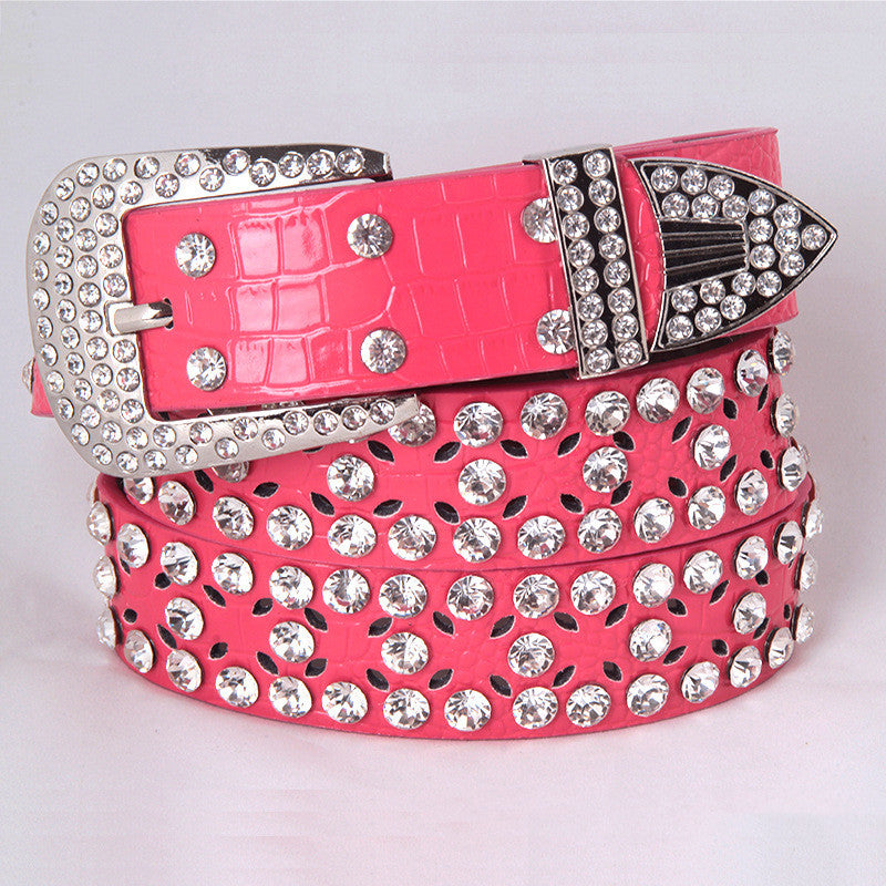 Ladies Fashion Belt with decorative buckle