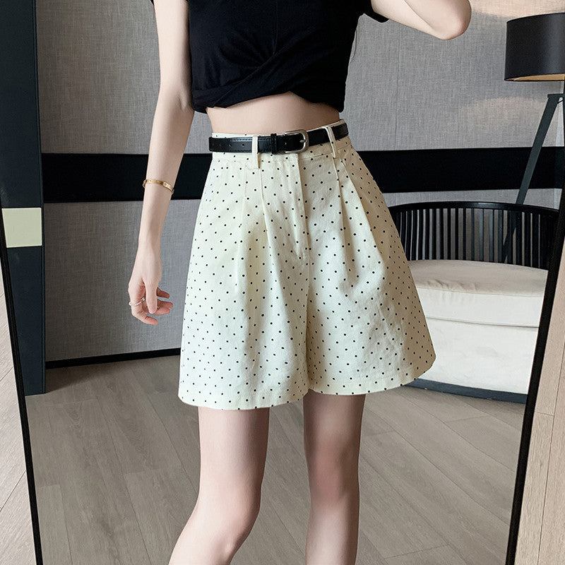 Women's Workwear Pants High-Waist Wide-Leg Pants