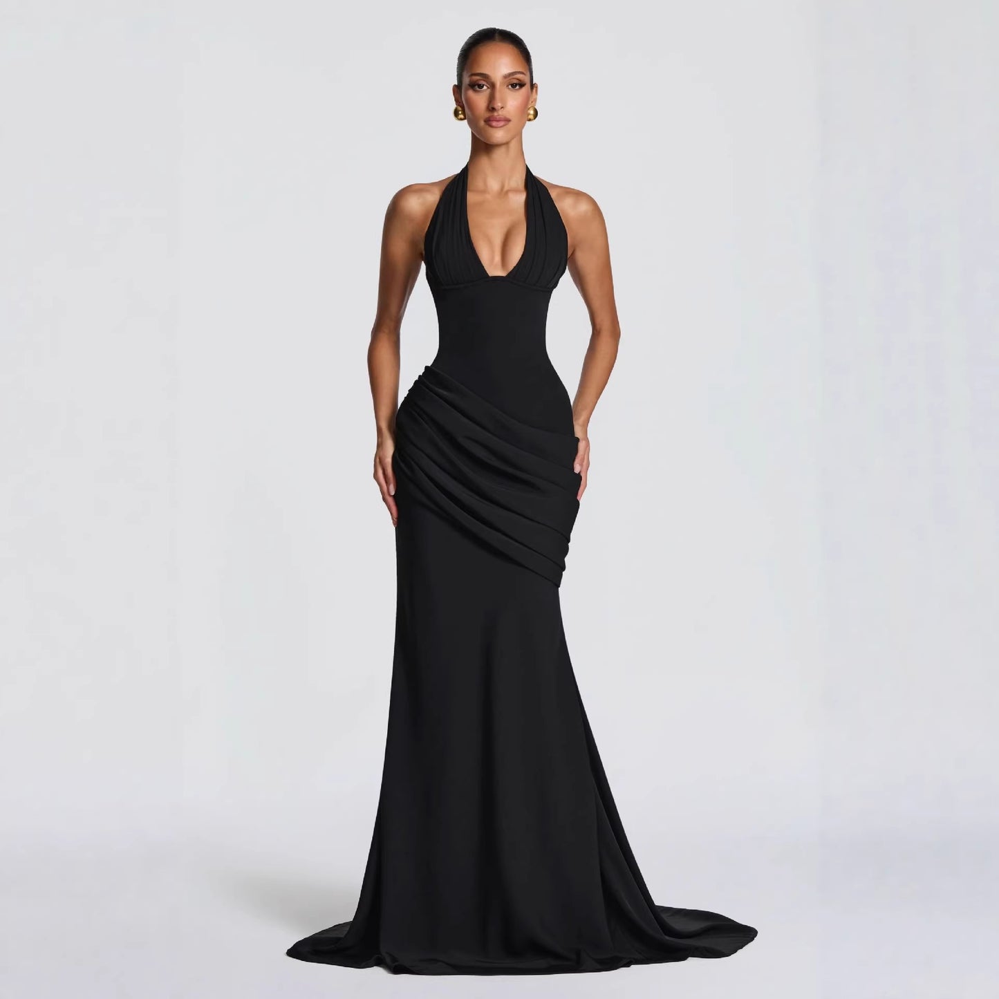 Womens Fashion New Arrival Elegant, Backless, Waist-cinching Dress