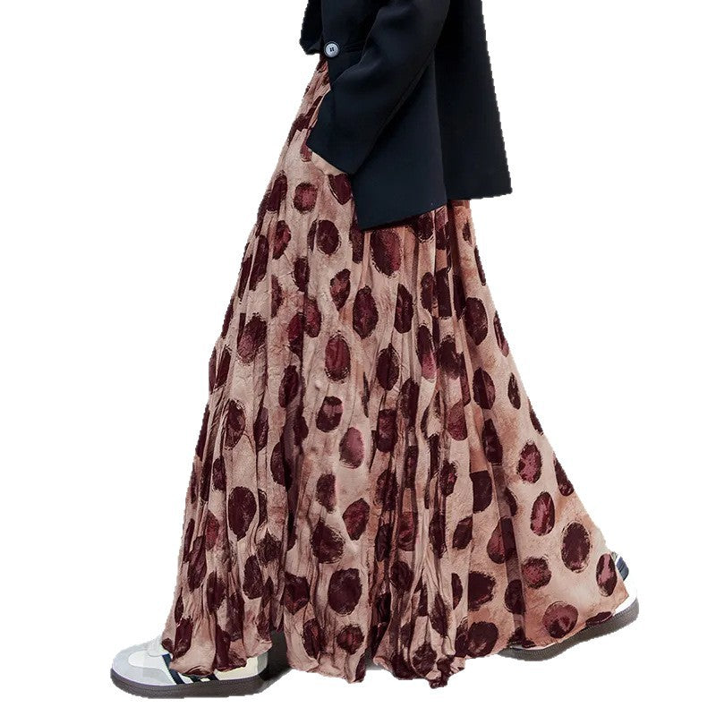 SpringSummer Retro Womens Printed Skirt