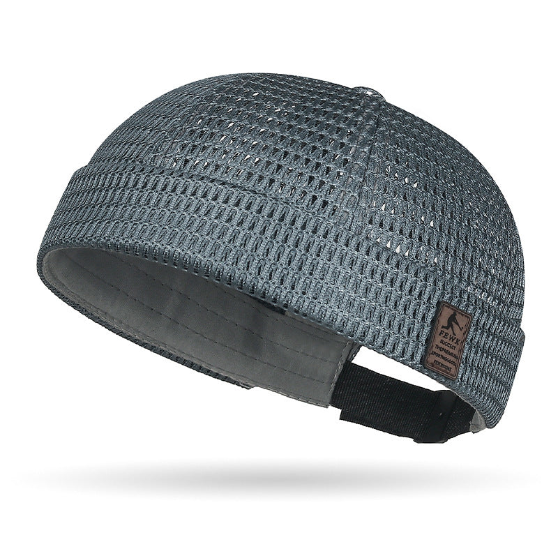 Summer New Sewn Hollow Large-Grid Mesh Hat For Women