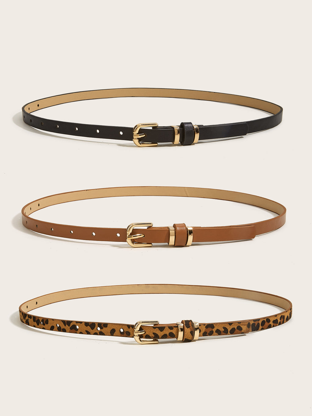 Retro Thin Small Belt with Pin Buckle