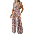 Bohemian Strap Print Jumpsuit