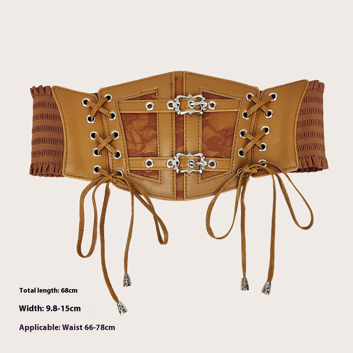 Vintage Lace Waist Belt for Women