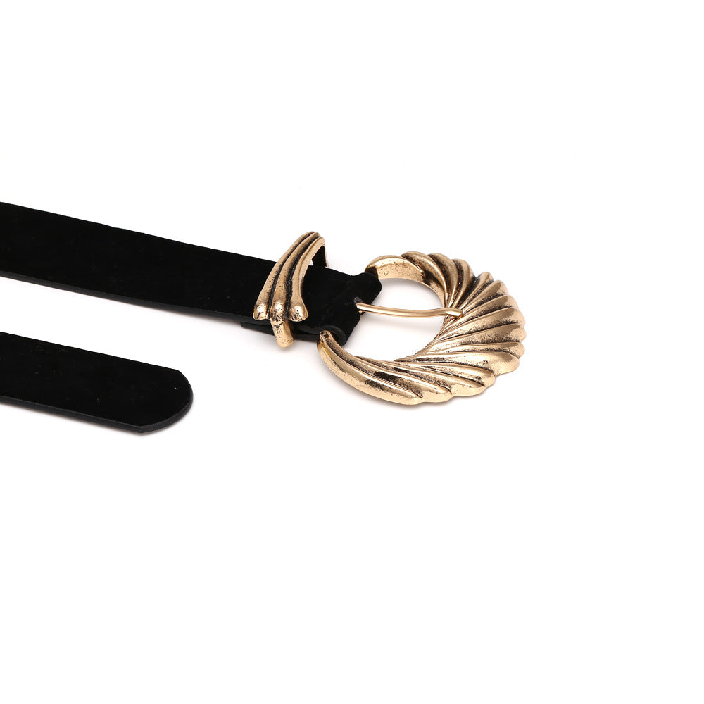 Women's Flower Shaped Alloy Belt 3D floral design