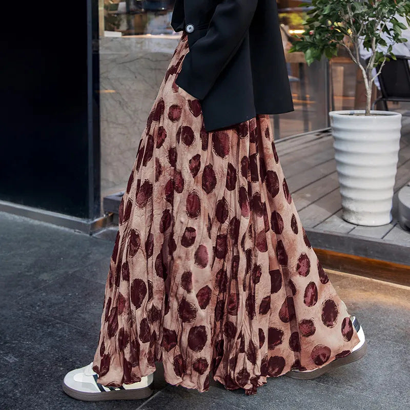 SpringSummer Retro Womens Printed Skirt