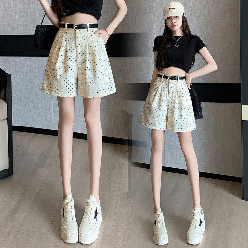 Women's Workwear Pants High-Waist Wide-Leg Pants
