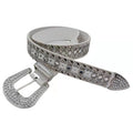 Punk Style Slim Jeans with metal decoration
