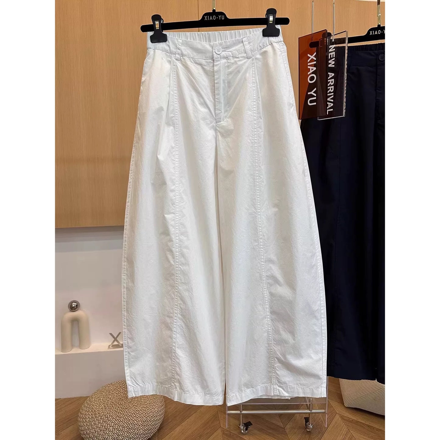 Versatile Preppy-style Ankle-length Casual Pants With An Easygoing Vibe