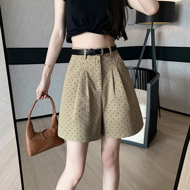 Women's Workwear Pants High-Waist Wide-Leg Pants