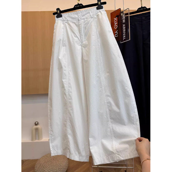 Versatile Preppy-style Ankle-length Casual Pants With An Easygoing Vibe