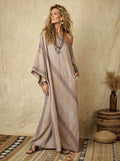 Cross-border 3D Digital-print Long Dress From Europe And The US