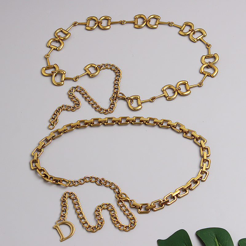 Metal Waist Chain for jeans and dresses