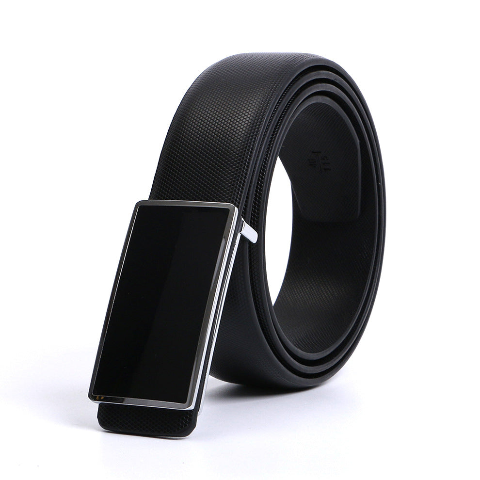 White Belt with casual smooth buckle