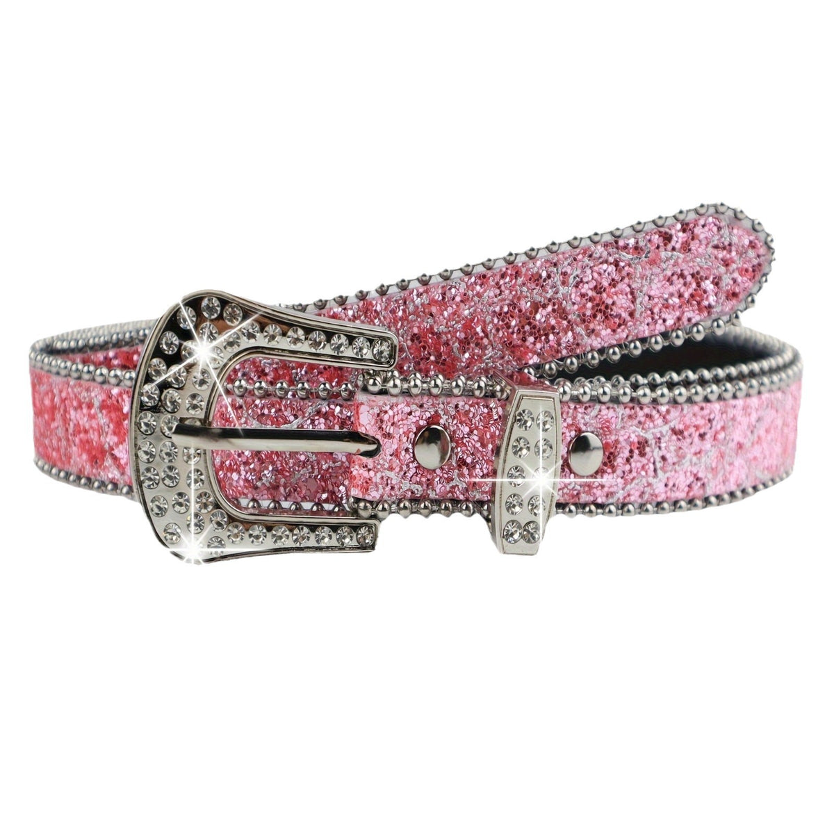 Rhinestone Women's Thin Belt – I-Style Design