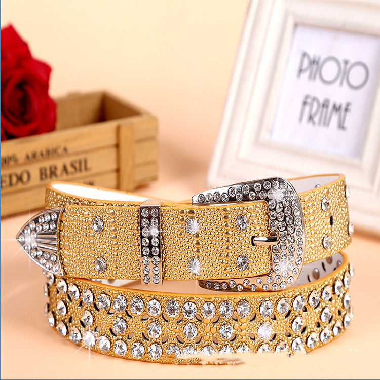 Ladies Fashion Belt with decorative buckle