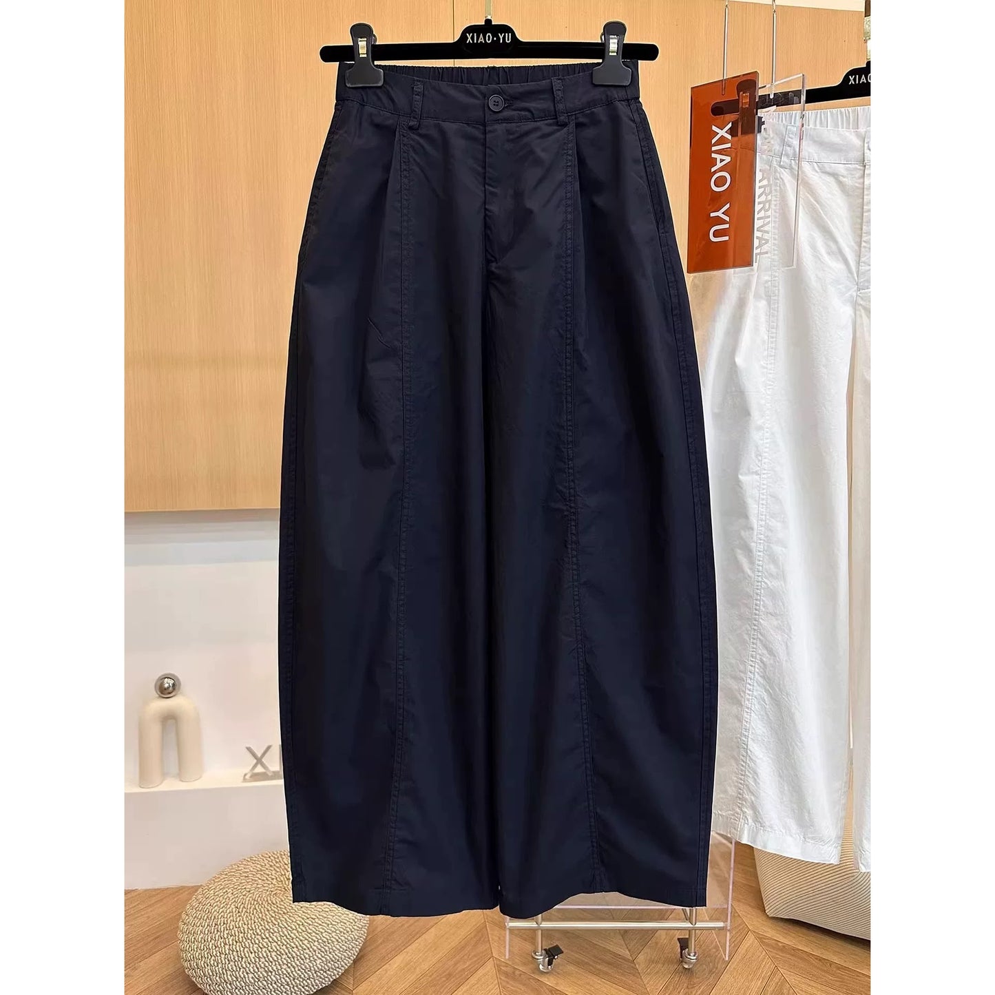Versatile Preppy-style Ankle-length Casual Pants With An Easygoing Vibe
