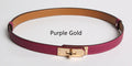 Women Real Leather Belt golden buckle fashion accessory